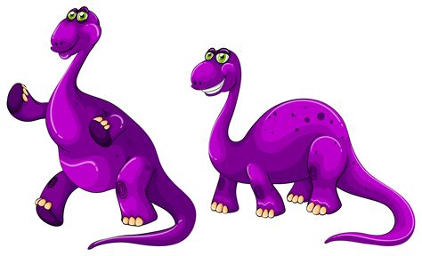 Purple Brachiosaurus Standing On Two Legs 369251 Vector Art At Vecteezy