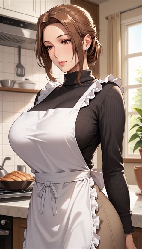 Masterpiece Best Quality 1 2 1girl Solo Mature Female Brown Hair SeaArt AI