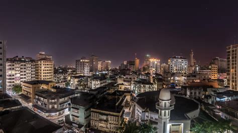 [OC] Dar es Salaam (Tanzania) by night [4187x2355]. By day in comments