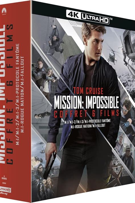 Coffret Mission Impossible Collection Films Blu Ray K Ultra Hd