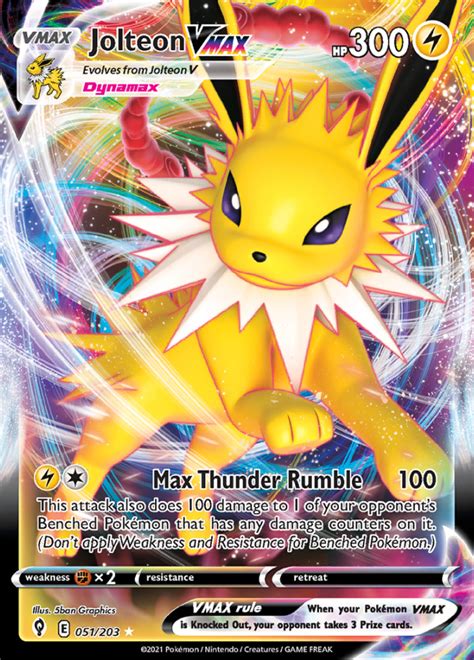 Jolteon Vmax Evolving Skies Rare Holo Vmax Pokemon Tcg Digitaltq