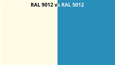 Ral 9012 Vs 5012 Ral Colour Chart Uk