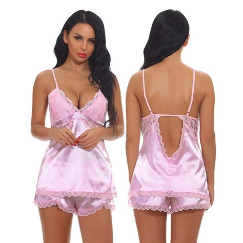 Summer Sexy Pajamas Sleepwear For Women Sleeveless Spaghetti Strap