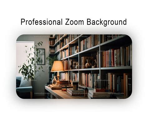 Zoom Background Bookshelf, Perfect for Reading Corner Suitable for Zoom ...