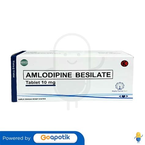 Ulasan Produk Amlodipine Besilate Mulia Mg Box Tablet