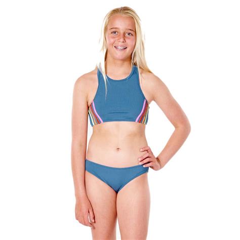 Rip Curl Surf Revival Crop Bikini Blue Xtremeinn