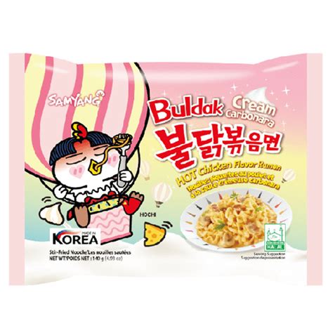 Корейский рамен с кремом карбонара, Buldak, TM Samyang 140 г – ROZETKA ...