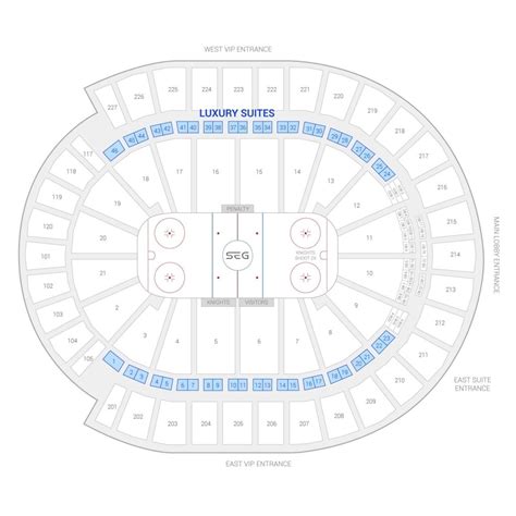 London Knights Seating Map