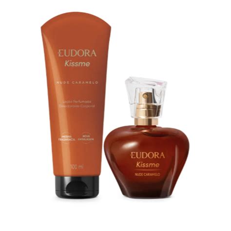 Kit Kiss Me Nude Caramelo Col Nia Desodorante Lo O Hidratante Shopee Brasil