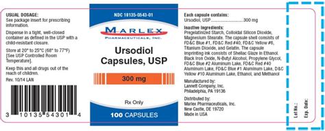 Ursodiol Capsules Usp