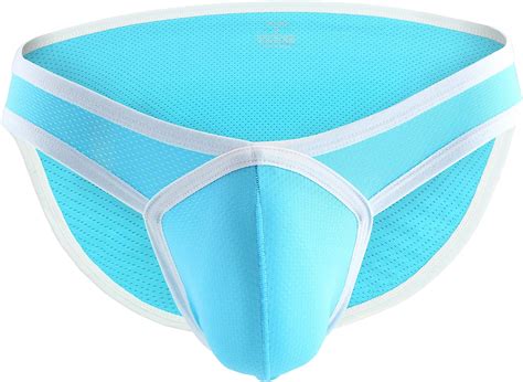 WINDAY Men S Briefs Ice Silk Low Rise Bikini Briefs And Breathable Underwear B At Amazon Men