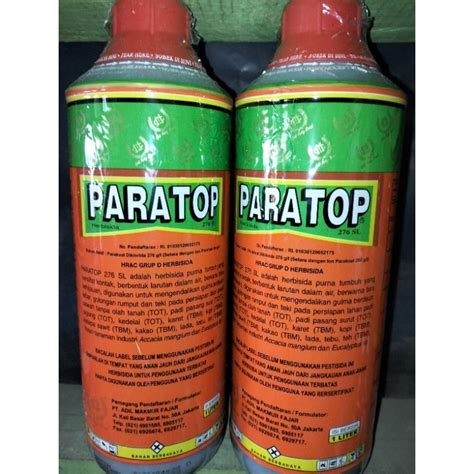 Jual Paratop 276 Sl Herbisida 1 Liter Shopee Indonesia