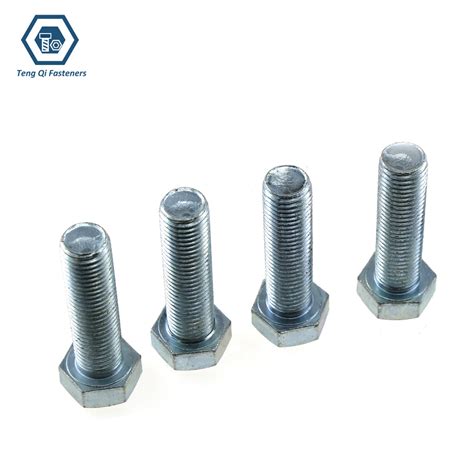 Zinc Plated Elechigh Strength Ansi Astm A Half Thread Metric Heavy