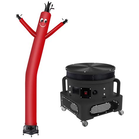 MOUNTO 20ft Air Inflatable Tube Guy Puppet Dancing Man with 1HP Blower