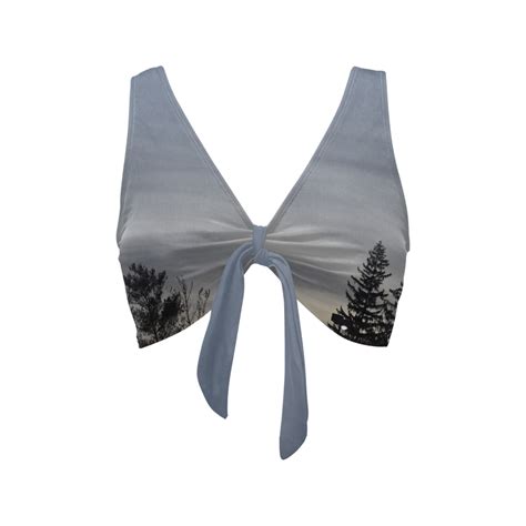 Evening Whispers Chest Bowknot Bikini Top Model S Id D