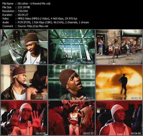 Usher - U Remind Me - Download High-Quality Video(VOB)