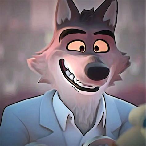 Mr Wolf Icon Character Art Mister Wolf Bad Guy