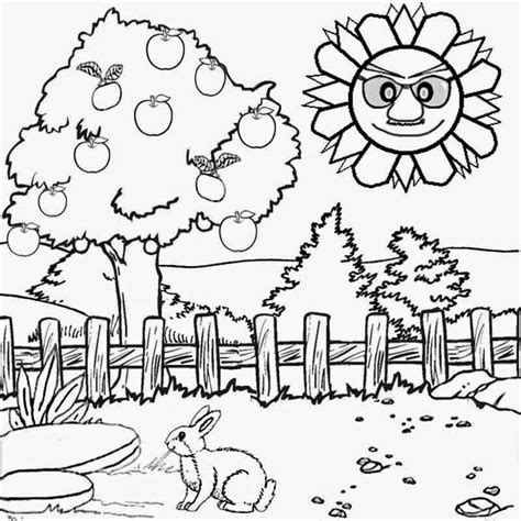 scenery coloring pages coloring home