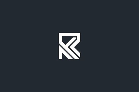 Premium Vector Abstract Kr Rk K R Letters Logo Initial Based Monogram