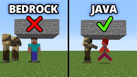 Java Vs Bedrock V Youtube