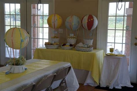 Hot Air Balloon Baby Shower Party Ideas Photo Of Hot Air Balloon Baby Shower Hot Air