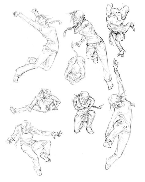 Girl Action Poses By Whistlebird On Deviantart