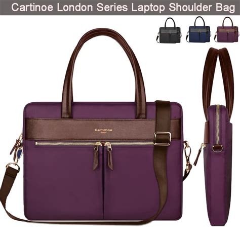 Cartinoe Pu Leather Laptop Bag W Shoulder Strap Handbag Messenger