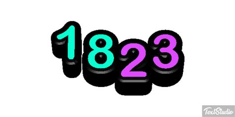 number animated gif logo designs