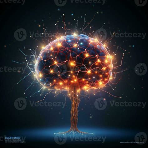 A digital Human brain model Futuristic tech development, Human design ...