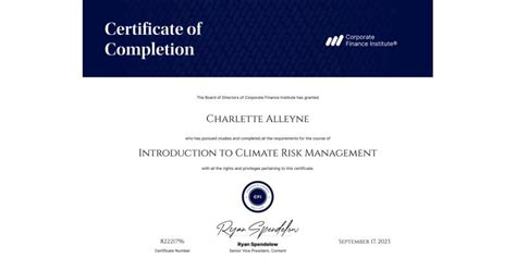 Introduction To Climate Risk Management • Charlette Alleyne • Corporate