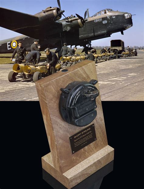 SHORT STIRLING TYPE B, 5c/372 AIR MINISTRY & CROWN STAMPED MORSE CODE