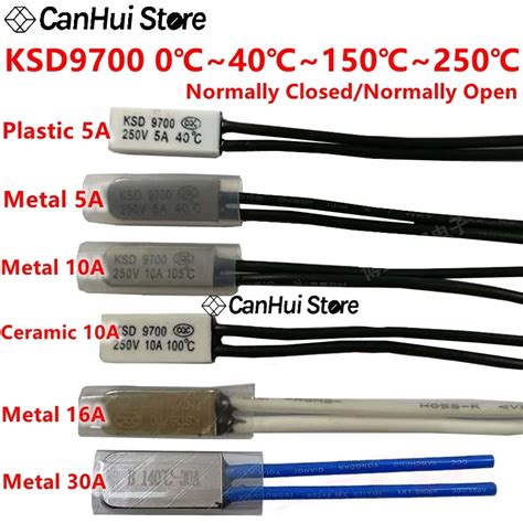 Termostato Bimet Lico Do Disco Ksd9700 Interruptor De Temperatura Fus