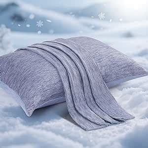 Amazon Elegear Cooling Pillow Cases For Hot Sleepers Japanese Q Max Cooling