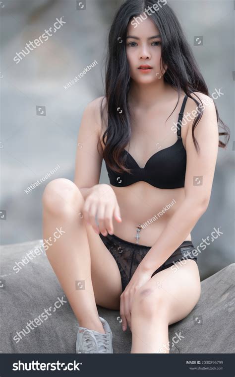 Portrait Asian Sexy Woman Wear Bikini Stock Photo Shutterstock