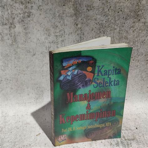 Jual Buku Manajemen Kepemimpinan Kapita Selekta Shopee Indonesia