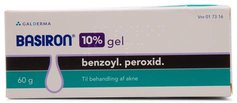 Basiron Gel | 10 % 60 Gram kun 199,95 kr | mecindo.dk