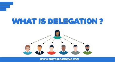 What Is Delegation Notes Learning