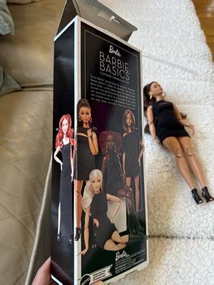 Barbie Basics Collectible Doll Model 05 With Brunette Hair In Black