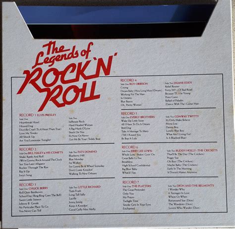 Various The Legends Of Rock N Roll Tron Records Vinyl Boxsets