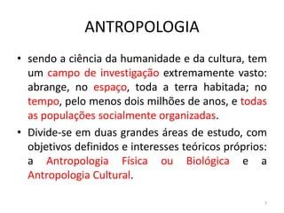 Aula 1 antropologia | PPTX