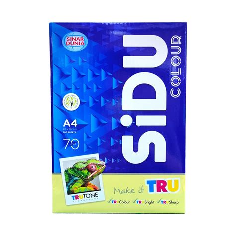 Kertas Hvs Sidu F4 Warna Kuning Rim