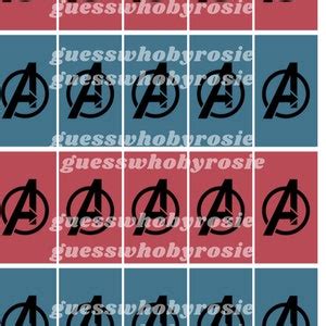 Printable Guess Who Cards Avengers Edition - Etsy