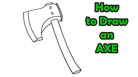 How To Draw An Axe