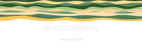 Green Farm Abstract Agriculture Garden Template Field Layout Vector