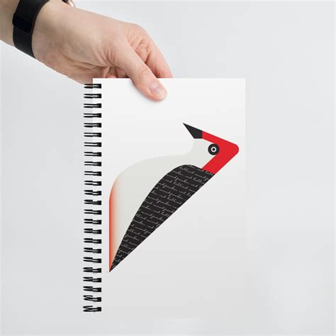 Woodpecker Notebook, Red Head Woodpecker Notebook, Woodpecker Journal