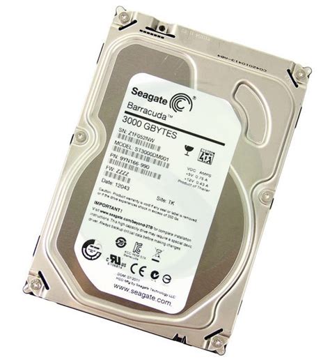 Seagate Barracuda ST3000DM001 3TB 7.2K SATA 6Gb/s 3.5" Refurbished HDD ...