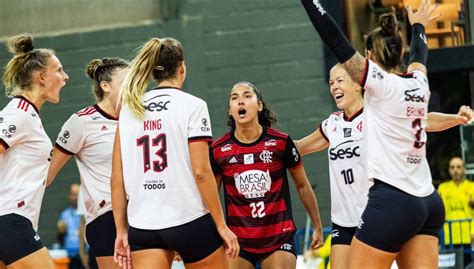 Sesc RJ Flamengo recebe o Praia Clube para avançar à final da Superliga