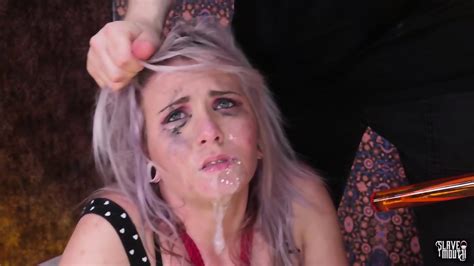 Pretty Blonde Sub Sucks On Her Lords Cock