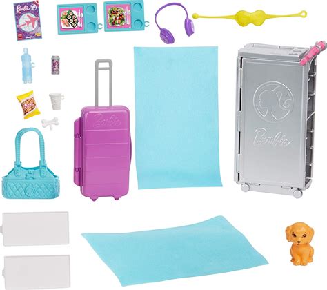 Barbie Dreamplane Airplane Toys Playset With 15 Accessories Including