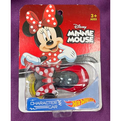 特價品 迪士尼 米妮 Hot Wheels 風火輪 汽車模型 玩具 蝴蝶結 造型 珍藏 可面交 x x cm 蝦皮購物